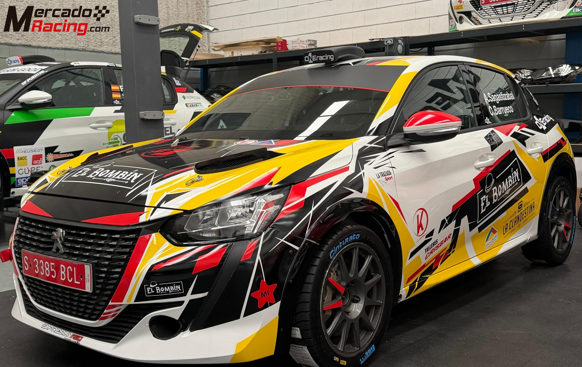 Peugeot 208 rally4 febrero 2025