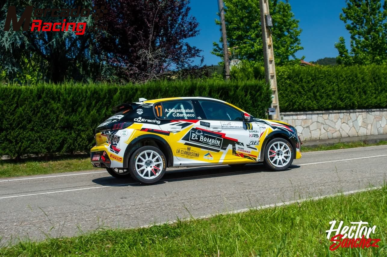 Peugeot 208 rally4 febrero 2025