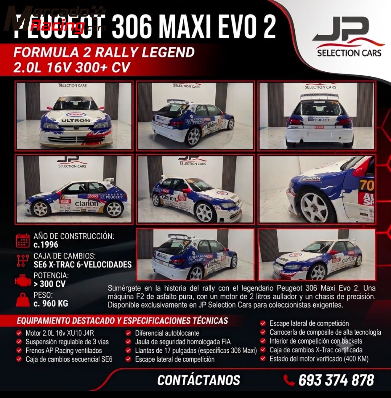 🏁 en venta: peugeot 306 maxi evo 2 