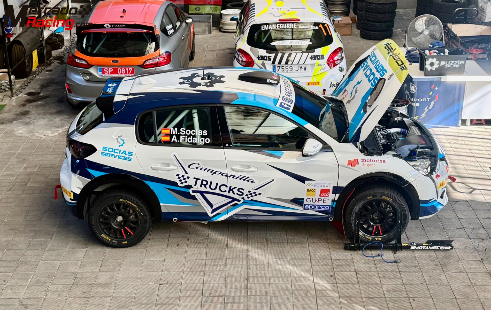 Peugeot 208 rally4 *nuevo* de 2026 de asfalto o tierra