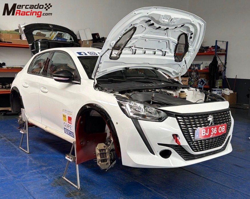 Peugeot 208 rally4 *nuevo* de 2024 de asfalto o tierra, posibilidad de venta con los dos kits + el k
