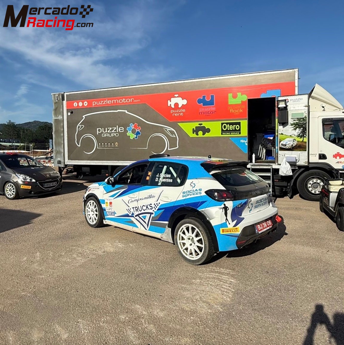Peugeot 208 rally4 *nuevo* de 2024 de asfalto o tierra, posibilidad de venta con los dos kits + el k