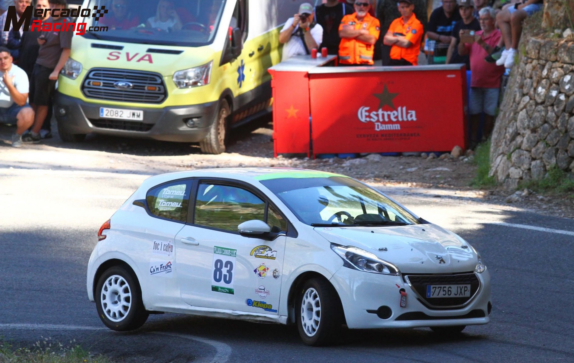 Peugeot 208 n3 volant racc