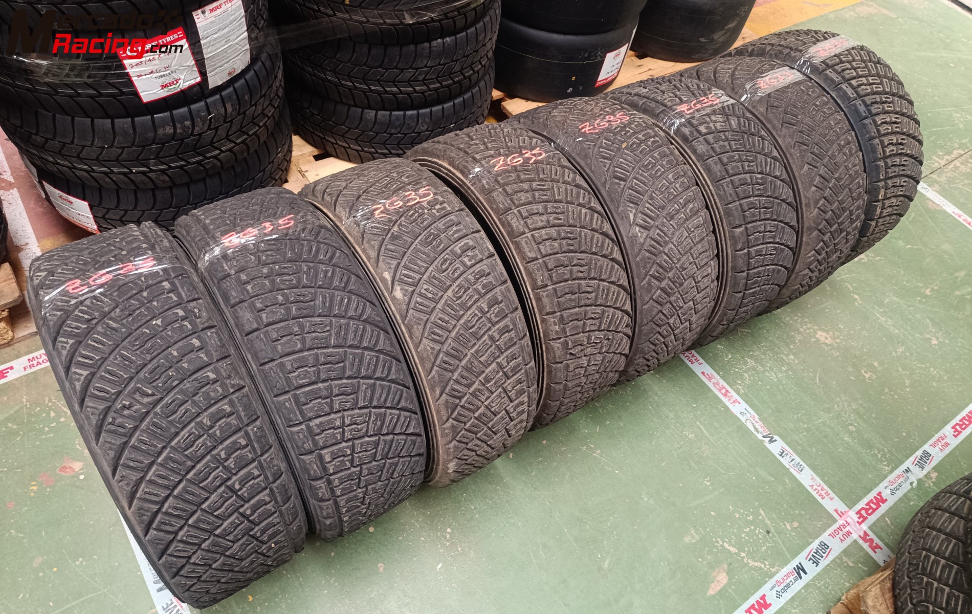 Lote 8 mrf zg3 gs equivalente a pirelli k6 - michelin m80