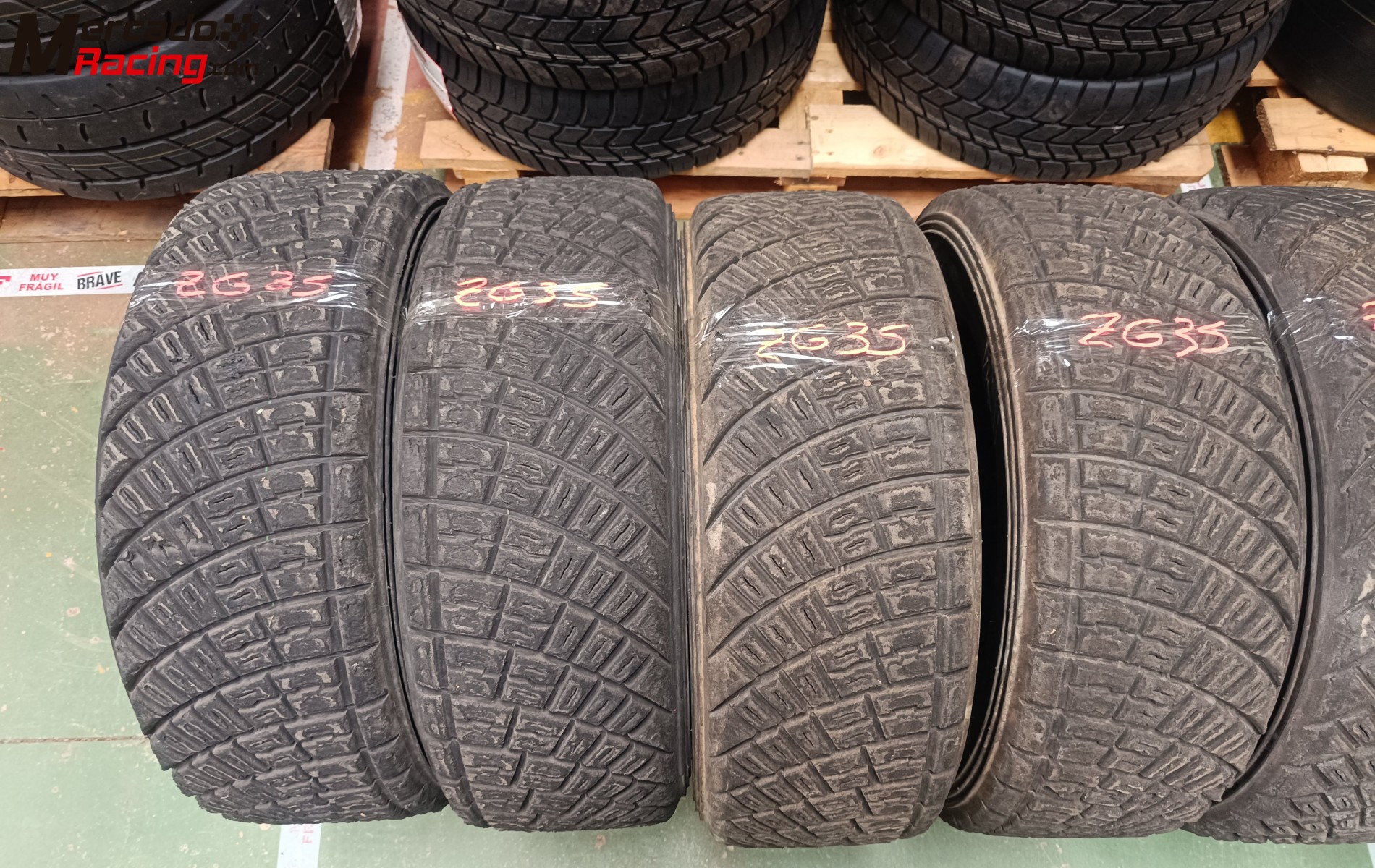 Lote 8 mrf zg3 gs equivalente a pirelli k6 - michelin m80