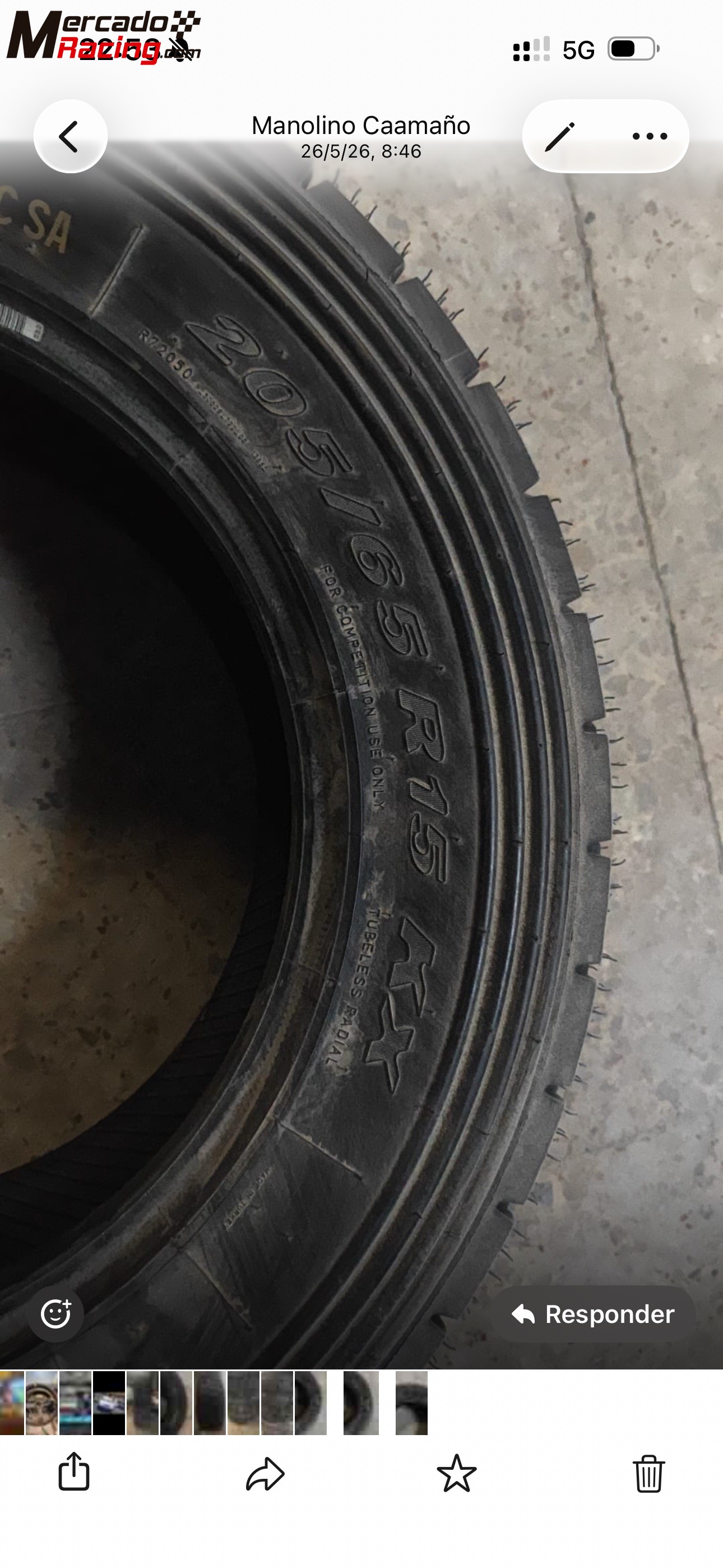 Pirelli 205/65/15 kx wrc sa