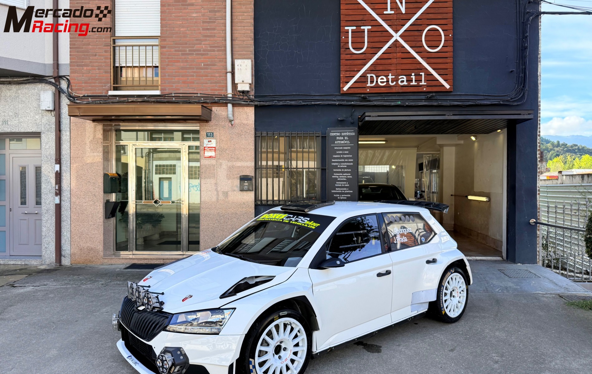 Skoda fabia rally2 evo, ex raceseven/kajetanowicz