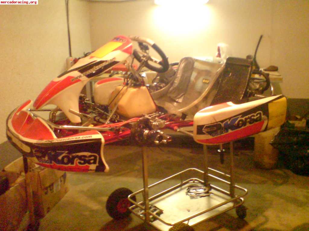 Vendo kart 125 icc rosso korsa 2004