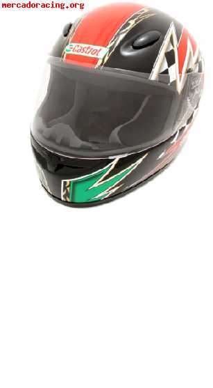 Castrol racing-team  casco integral diseño exclusivo castrol