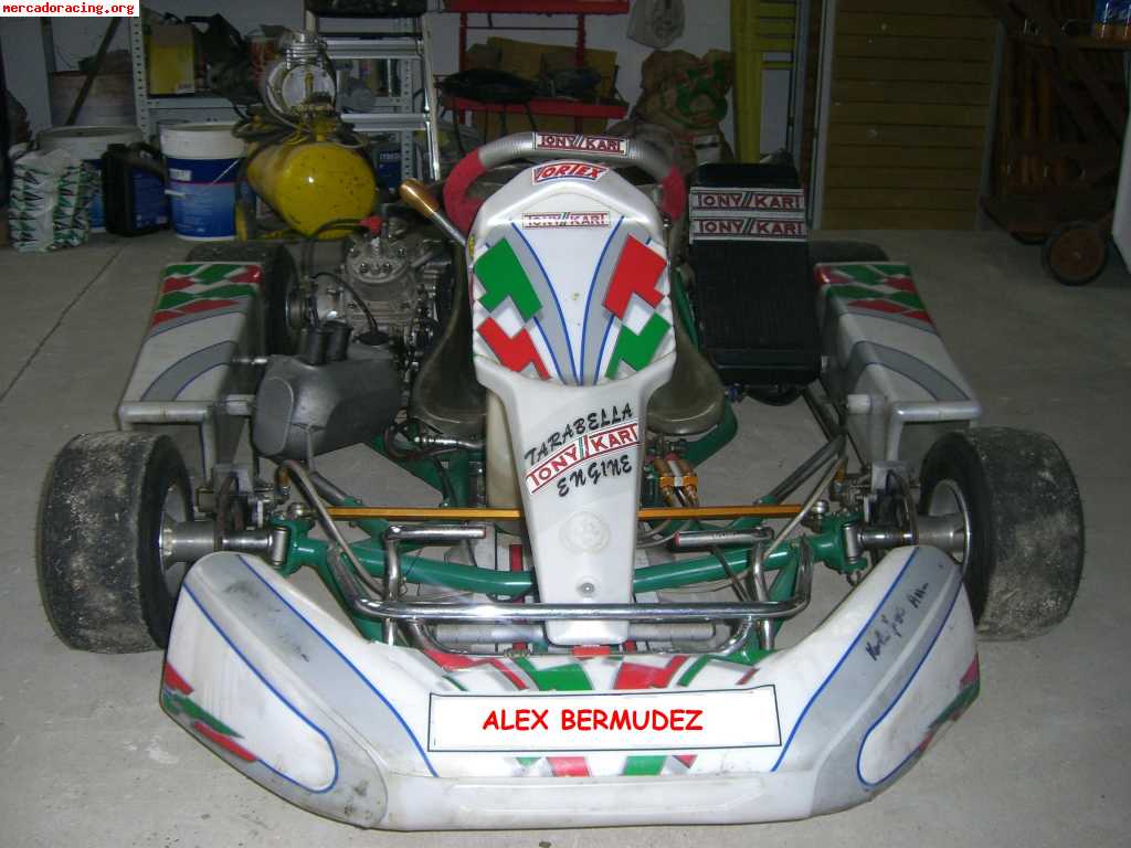 Tonny kart 125cc 6v motor vortex 2006