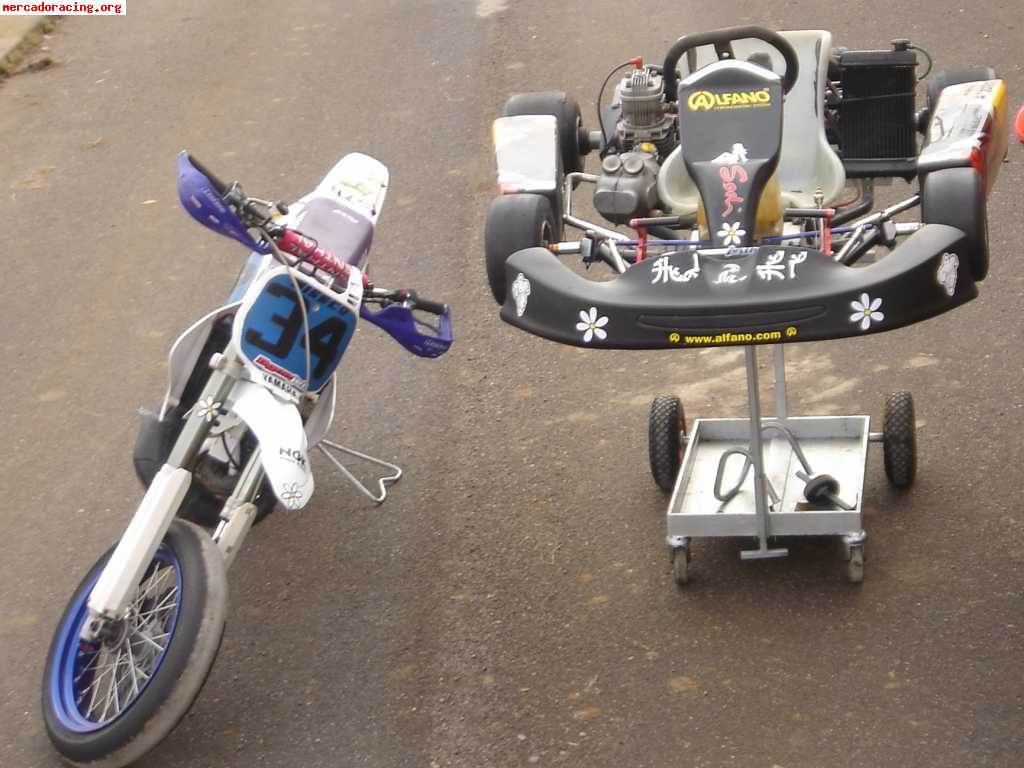 Kart y yamaha yz 250 supermotard