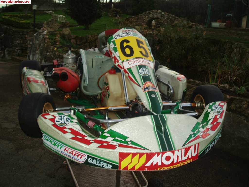 Vendo kart kf3 de tonykart preparado para el campeonato de e