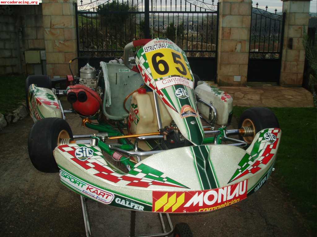 Vendo kart kf3 de tonykart preparado para el campeonato de e