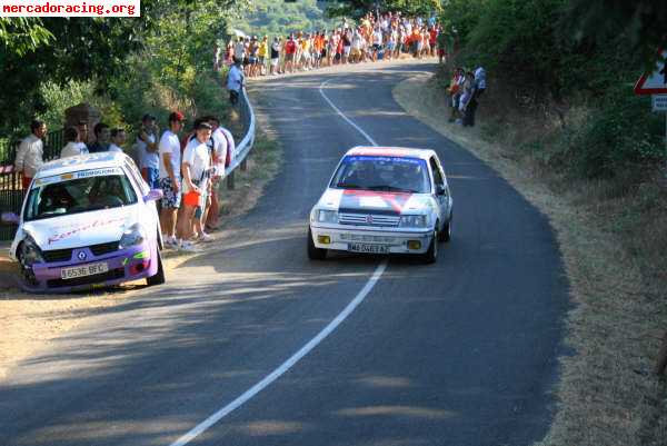 Se cambia 205 gti de rallye asfalto por kart