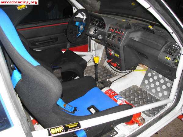 Se cambia 205 gti de rallye asfalto por kart