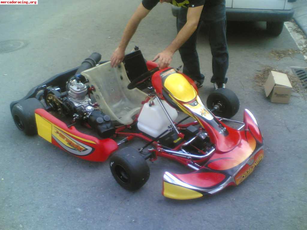 Vendo chasis maranello motor x30 iame parilla 125cc automati