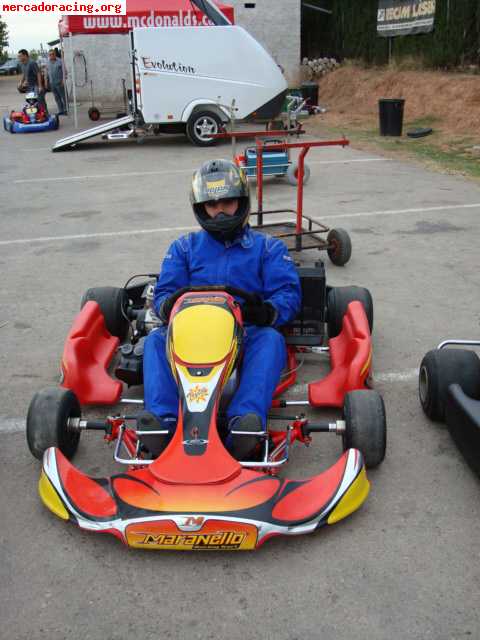 Vendo chasis maranello motor x30 iame parilla 125cc automati