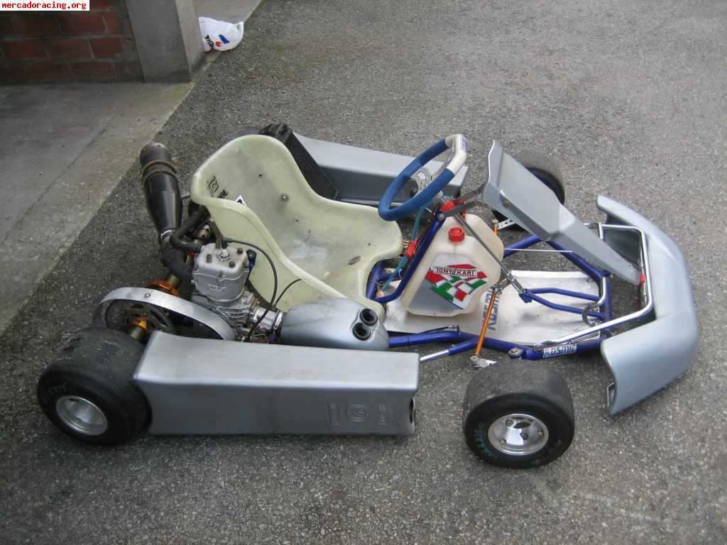 Cambio kart chasis kosmic con motor inter a por kart con mot