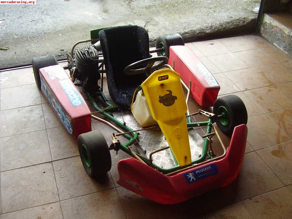 Se vende o se cambia kart 100cc motor pcr con carburador de 