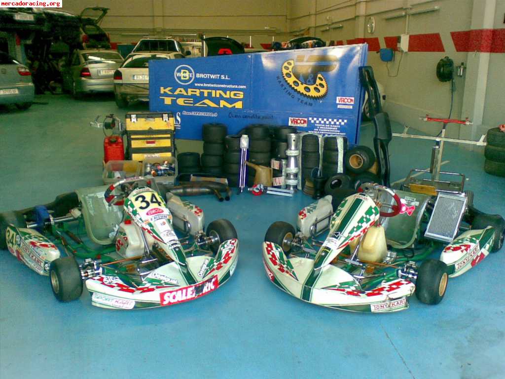 Se vende equipo completo karting