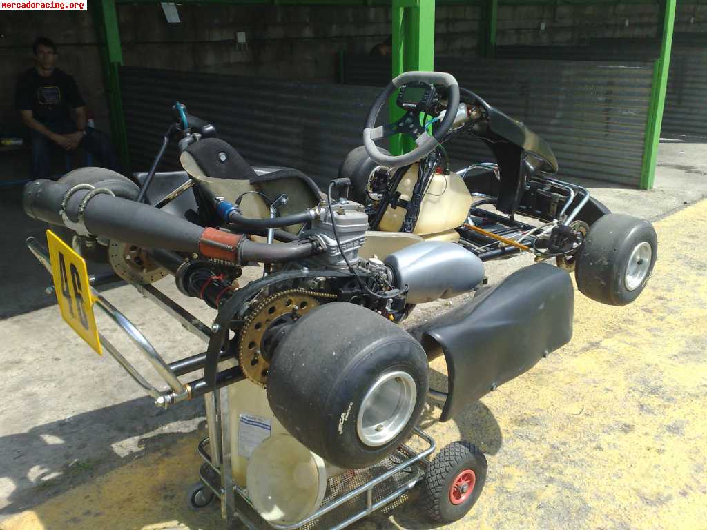 Se vende o cambia kart 125