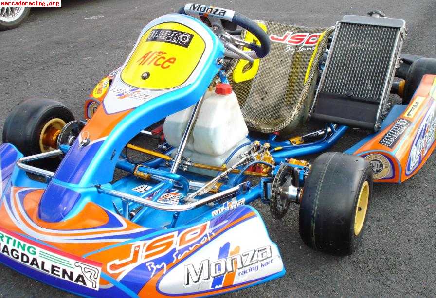 Vendo kart 125cc chasis monza y motor sgm todo material 08  