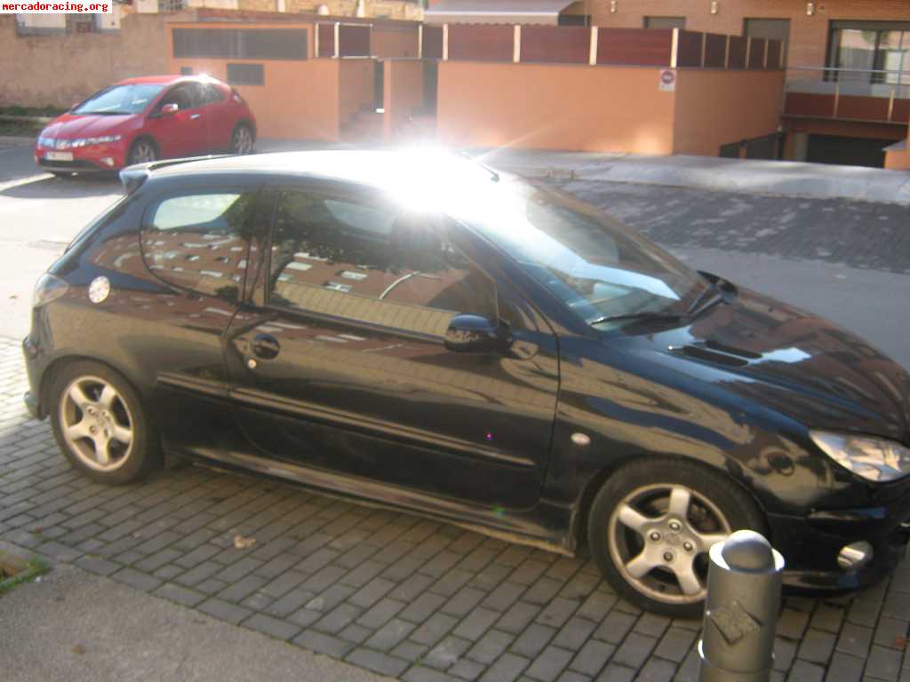 Canbio 206 gti por kar con moto tm k9