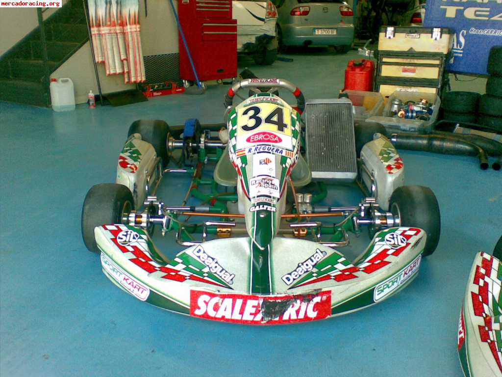 Vendo tonykart evxx kf2 con remolque