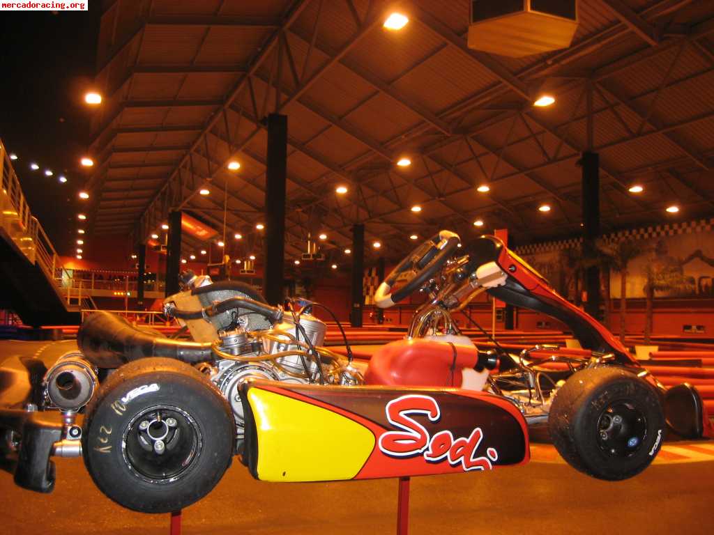 Kart competicion sodikart icc kz2 6 velocidades