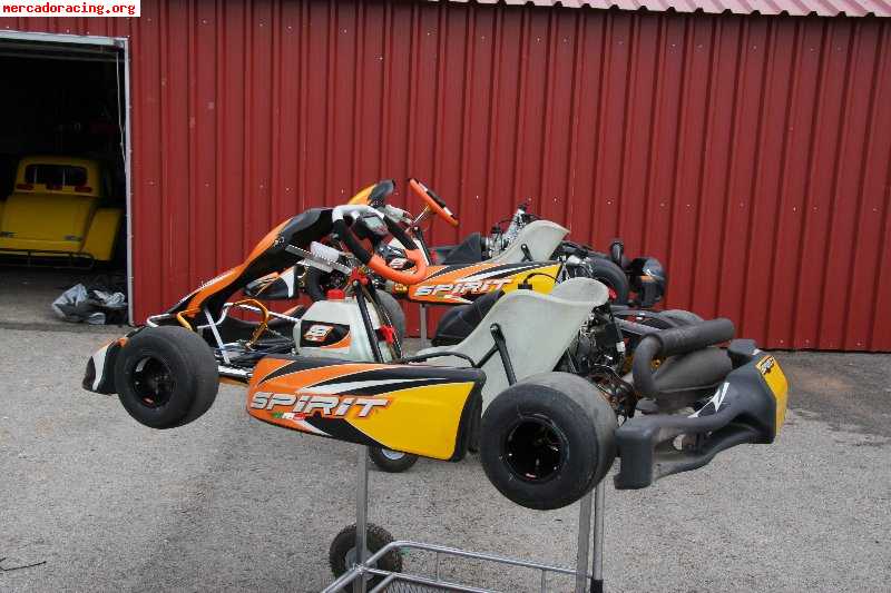 2 karts seminuevos spirit mod08 con rotax 08