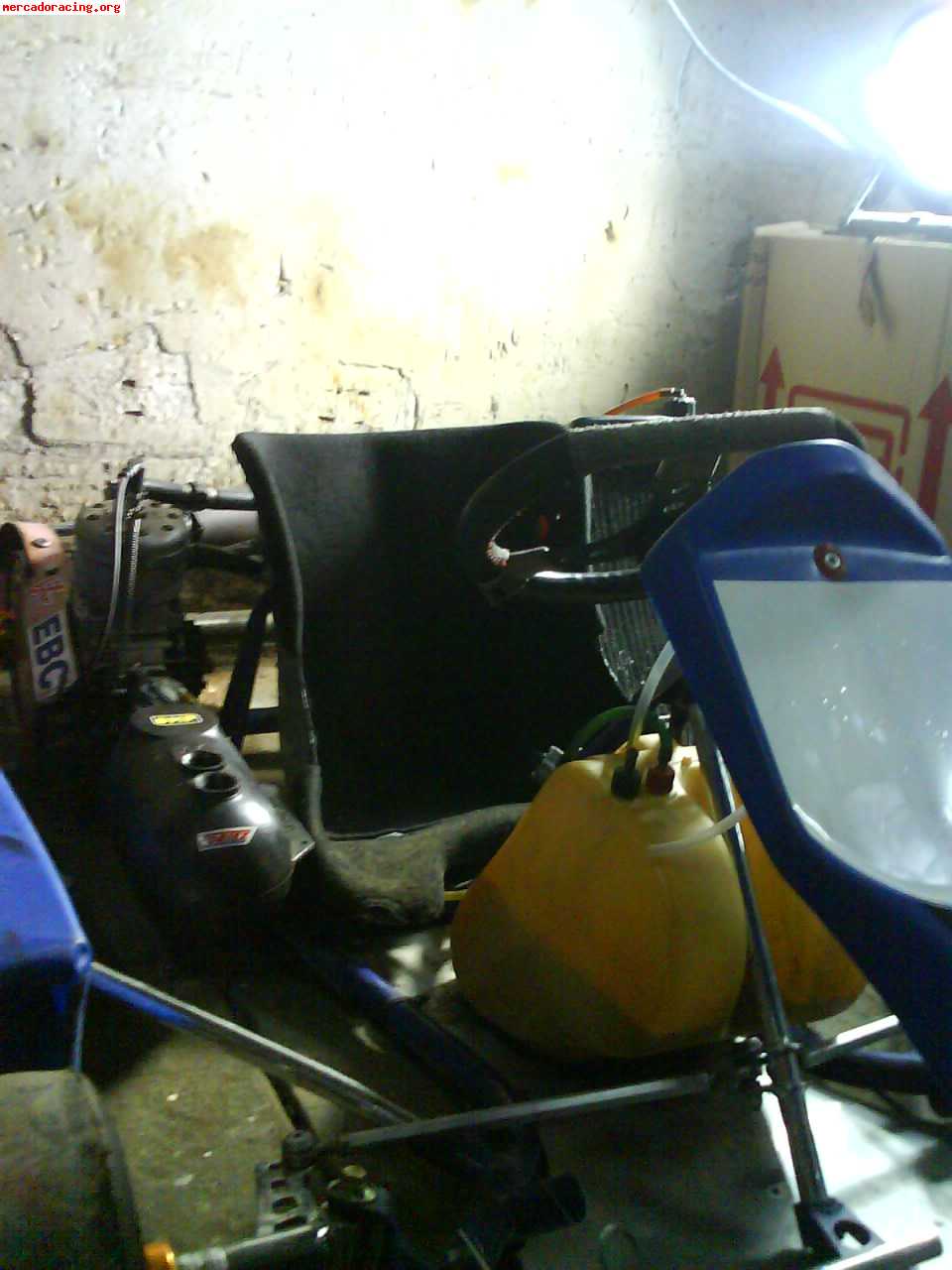 Kart crg 100cc refrigerado por agua y material