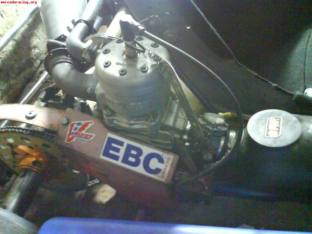 Kart crg 100cc refrigerado por agua y material