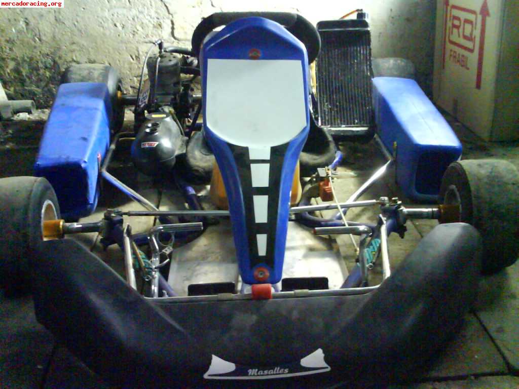 Kart crg 100cc refrigerado por agua y material