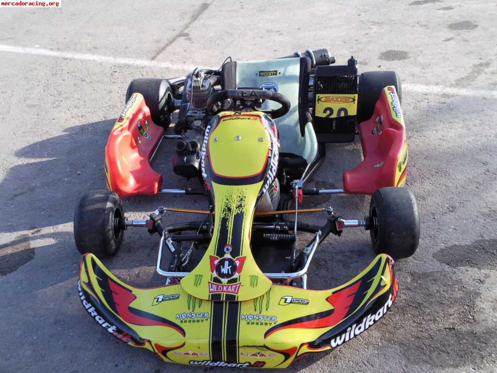 Vendo kart 125cc x-30 v-max wildkart