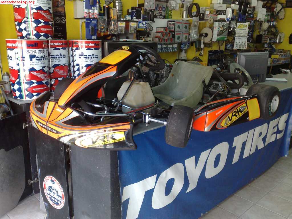 Vendo kart rotax max 125cc con chasis vrk 2007