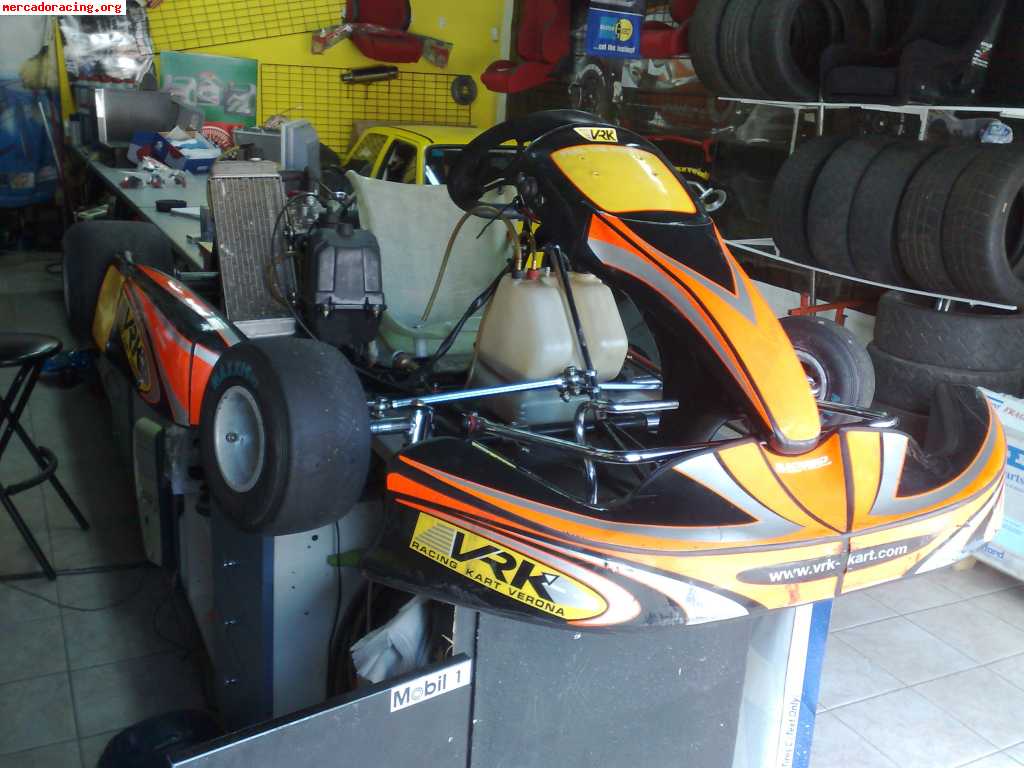 Vendo kart rotax max 125cc con chasis vrk 2007