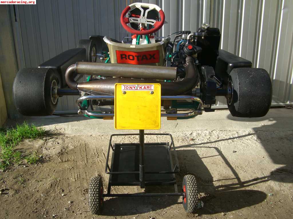 Vendo tony kart rotax max + remolque + alfano + ....