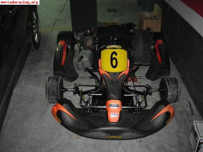 Verdo kart crg black star del 2007 con motor maxter del 2007