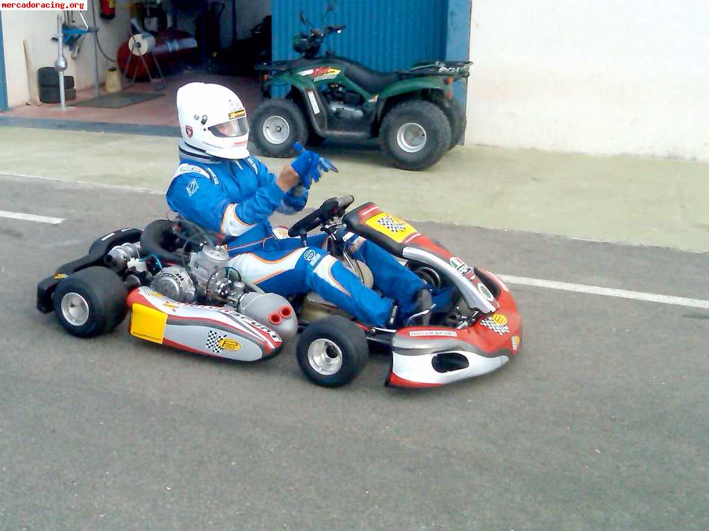 Vendo/cambio kart kz2 parolín lemans   tm k9b.- estado inmej