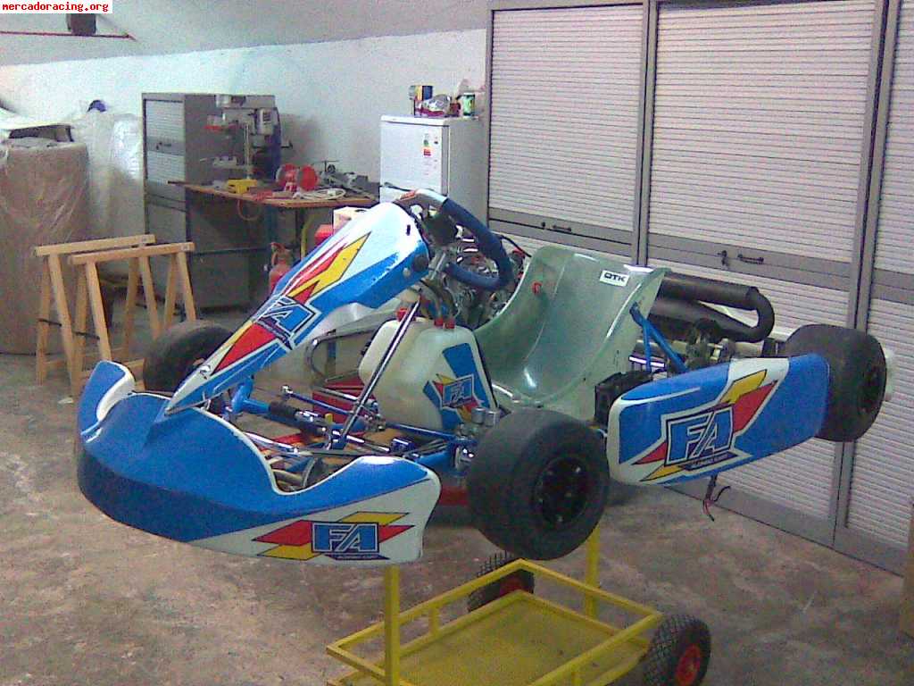 Vendo fa kart 2009 motor rotax