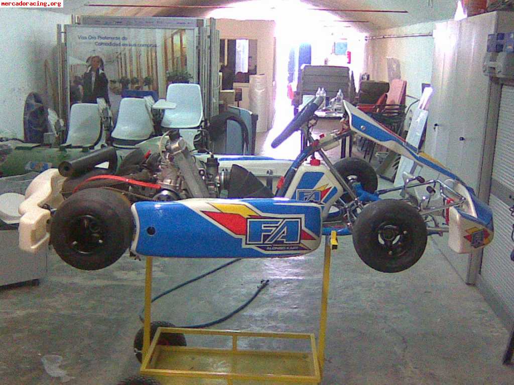 Vendo fa kart 2009 motor rotax