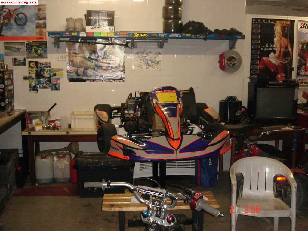 Kart alpha con motor parila iame x30