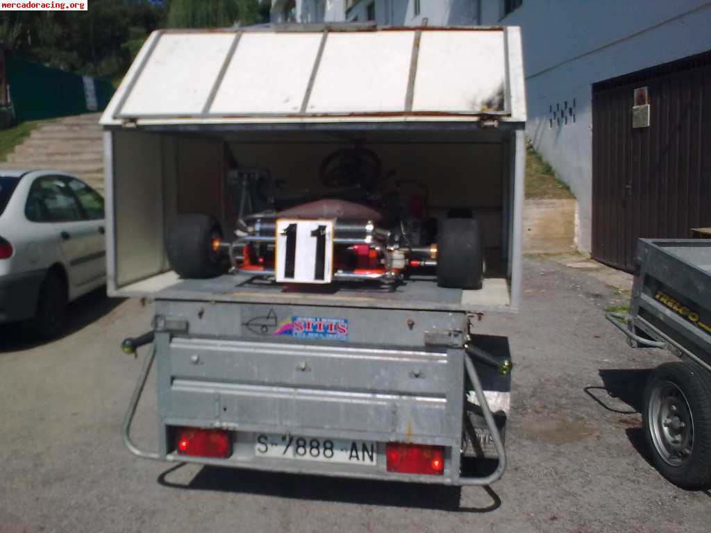 Vendo remolque para kart