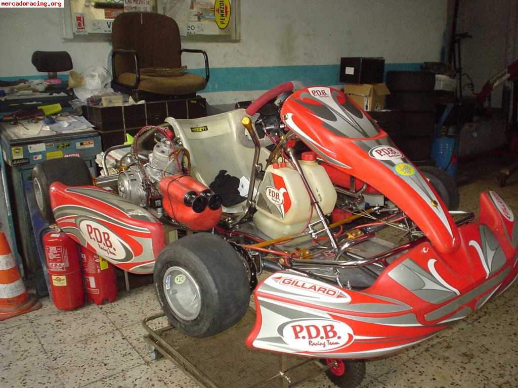 Kart icc chasis pdb con motor sgm