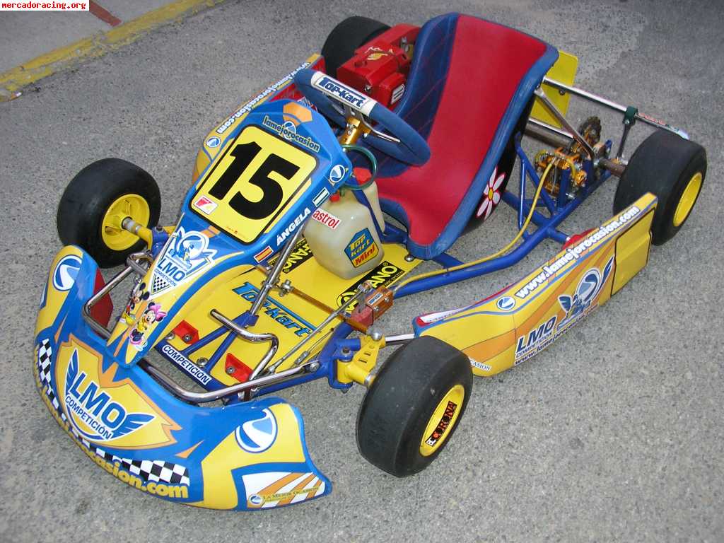 Cambio kart cadete top car por coche de calle