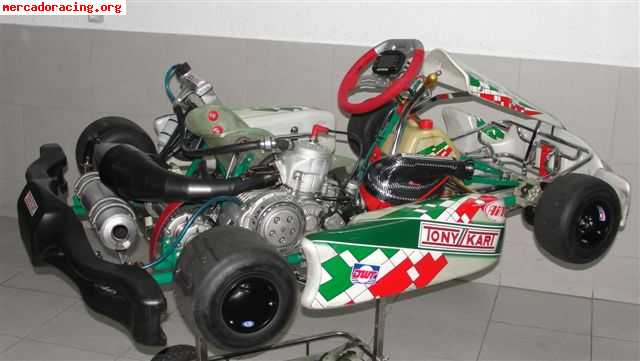 Se vende kart con extras  tony-kart icc125  motor tm