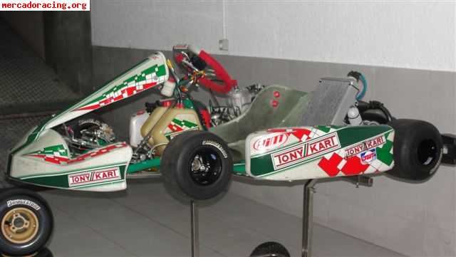 Se vende kart con extras  tony-kart icc125  motor tm