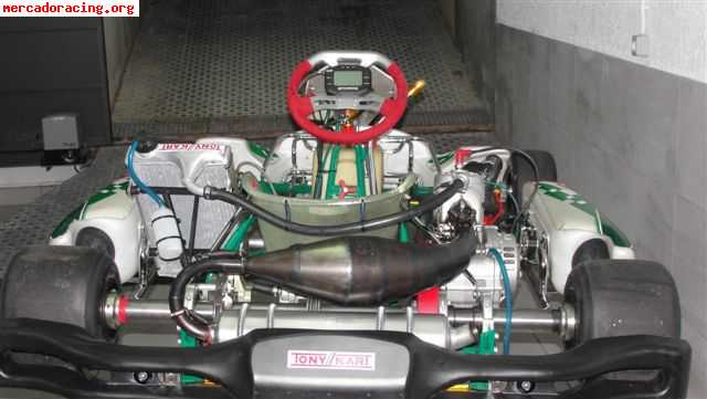 Kart con extras tony-kart icc125 (motor tm)