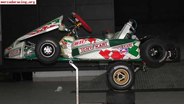 Kart con extras tony-kart icc125 (motor tm)