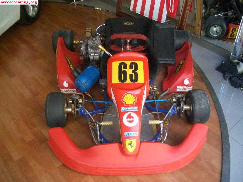 Se vende kart icc/kz2 chasis gold 6 marchas 3.000 euros